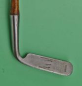 Tom Stewart Kinnell style hosel blade putter – the shallow face head is stamped E.E. Foord (