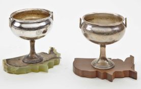 2x US Professional Golfers Association “Walter Hagen Cup” trophies – both mounted on bases in the