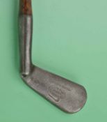 Rare Tom Stewart “Livesey Patent” Anti shank driving iron c1895 – the main features combine both the