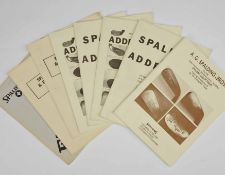 Cooper, Jim “The Spalding Man” – collection of Spalding Books to incl “A.G. Spalding & Bros, Pre-