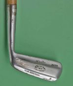 D & W Auchterlonie Patent wry neck putter – with Tom Stewart Pipe mark and features a raised round