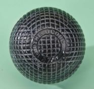 The Ocobo 27½ gutty golf ball c1894 - square mesh pattern made by J. B. Halley - one strike mark