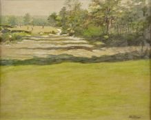 Pine Valley Golf Club - original signed water colour by Alex Watson “10th Hole Pine Valley Golf