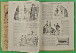 1890 Demorest’s Family Magazine (US-monthly) Vol. XXVI no. 12, with one of the earliest articles