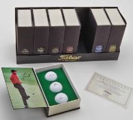 Tiger Woods 1996/97 – Boxed set of Titleist Commemorative Victory Golf Balls celebrating his first 7