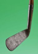Early blacksmiths dished faced general iron c1880 – the slightly curved head measures 4” x 1 7/8”