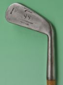 Interesting Tom Stewart maker St Andrews mid iron – heavily stamped to the makers oval stamp with 2x