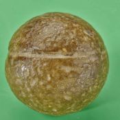 An interesting smooth gutty golf ball c1850 – with unusual markings. Note: believed to be from the