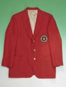 Official American Seniors Golf Association red jacket – with the official gold braid and embroidered