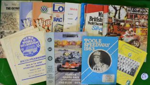 Selection of Various Motor Sport Programmes: To include Toyota Grand Prix, TT Isle of Man 1979,