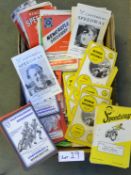Collection of 1960s Speedway Programmes: To include mainly Home and Away for Swindon featuring