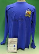 1968 Replica European Cup Winners Shirt: Signed by Nobby Stiles of Manchester United having