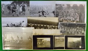 Collection of Wales Rugby press action and team photographs from 1928- 1958 – to incl 5x from the