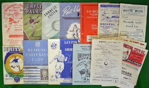 1950/51 Season Bristol City Football Programmes (H&A): To include Bournemouth 19/8, Exeter 23/8,