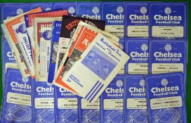 1955/56 Chelsea Football Programmes (H&A): To incl a Full season of Home and away for the season