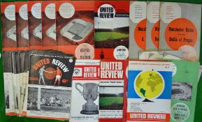 1950/60s Manchester United Football Programmes Against European Teams and others: To include AC