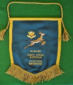 2002 Official South Africa v Australia pennant – for the Tri Nations match played in Brisbane on