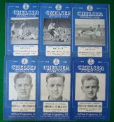 1949/50 Chelsea Football Programmes (H): To incl v Stoke City 4/2, v Chesterfield 5th Rd FA Cup 15/