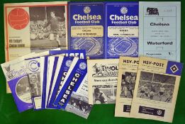 1950/70s Chelsea Football Programmes Against European Teams: To include Frem Copenhagen 4/11/58,