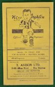 1948/49 New Brighton v Tranmere Rovers Football Programme: The alternative Merseyside derby match,