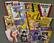 Selection of Speedway Pennants and Cloth Badges: To include Poole, Speedway Championships,