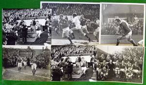 Collection of Ireland Rugby press and action and team photographs from 1928 but mostly 1970s to incl