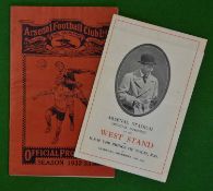 1932 Arsenal v Chelsea Football Programme: Played at Highbury 10th December 1932 Opening of the