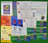 FIFA World Club Championship Football Tickets: Collection of 16 different tickets from the 2000