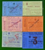 Collection of Wales rugby ticket from 1928 onwards to incl v Ireland 28, v France 29, v England 30 &