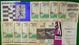 1950/80s Newcastle United Football Programmes Against European Teams: To include Newcastle v Gwardia