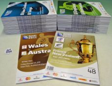 2011 Rugby World Cup Programmes: comprising a full set of 48 official match programmes from the