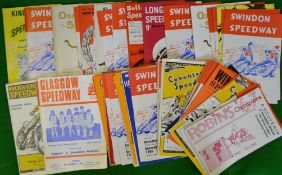 Collection of 1967 Season Swindon Speedway Programmes: To include Home and Away featuring Oxford,