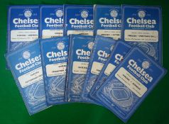 1954/55 Chelsea Football Programmes (H): To incl v Burnley 23/8, v Bolton 28/8, v Preston North