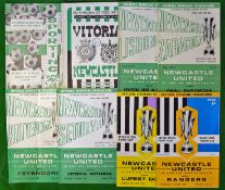 1960s Newcastle United against European Team Football Programmes: To include Away match to SCP 30/