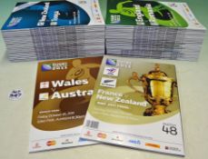 2011 Rugby World Cup Programmes: comprising a full set of 48 official match programmes from the