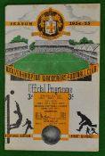 1954 Wolverhampton Wanderers v West Bromwich Albion Charity Shield Final Football Programme: