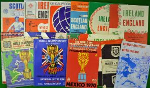 1966 and 1970 World Cup Final Football Programmes: To include Official Souvenir programme, Belgium v