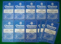 1955/56 Chelsea Football Programmes (H): To incl v Bolton 20/8, v Huddersfield Town 29/8, v