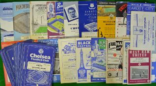 1960/61 Chelsea Football Programmes (H&A): Complete season home and away including FA Cup rounds all