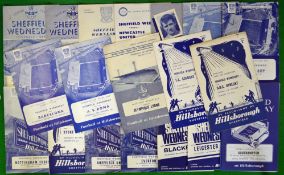 1950/60s Sheffield Wednesday Football Programmes: To include Fairs Cup v D.O.S Utrecht 15/10/63,