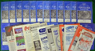 1952/53 Chelsea Football Programmes (H&A): To incl v Manchester Utd 23/8, Derby County 27/8,