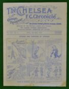 1924 Chelsea v Liverpool Football Programme: Played at Stamford Bridge 18th April 1924 having centre