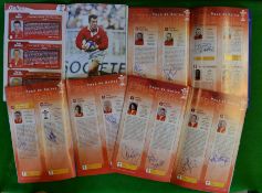 2000s France v Wales Rugby Programmes: complete run of programmes from ’01 to ’07 – all profusely