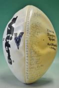 1994 Ireland rugby tour to Australia signed ball – white Mitre ball signed to one panel by the