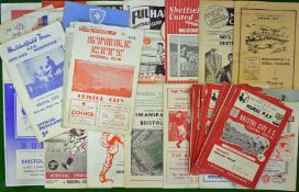 1956/57 Bristol City Football Programmes: Full season home and away all in various conditions (43)