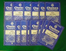 1958/59 Chelsea Football Programmes (H): To incl v Tottenham Hotspur 27/8, v Wolves 30/8, v