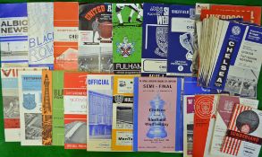 1965/66 Chelsea Football Programmes (H&A): Appears complete season home and away including FA Cup