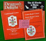 Collection of Wales Rugby Centenary celebrations - some signed to incl Gala Opening Programme,