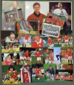 Collection of Manchester United Photographs: Mainly postcard size, and in colour with some in B &