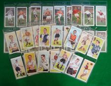 Chix Bubble Gum Football Trade Cards: Famous Footballers complete set of 48 Series One - good